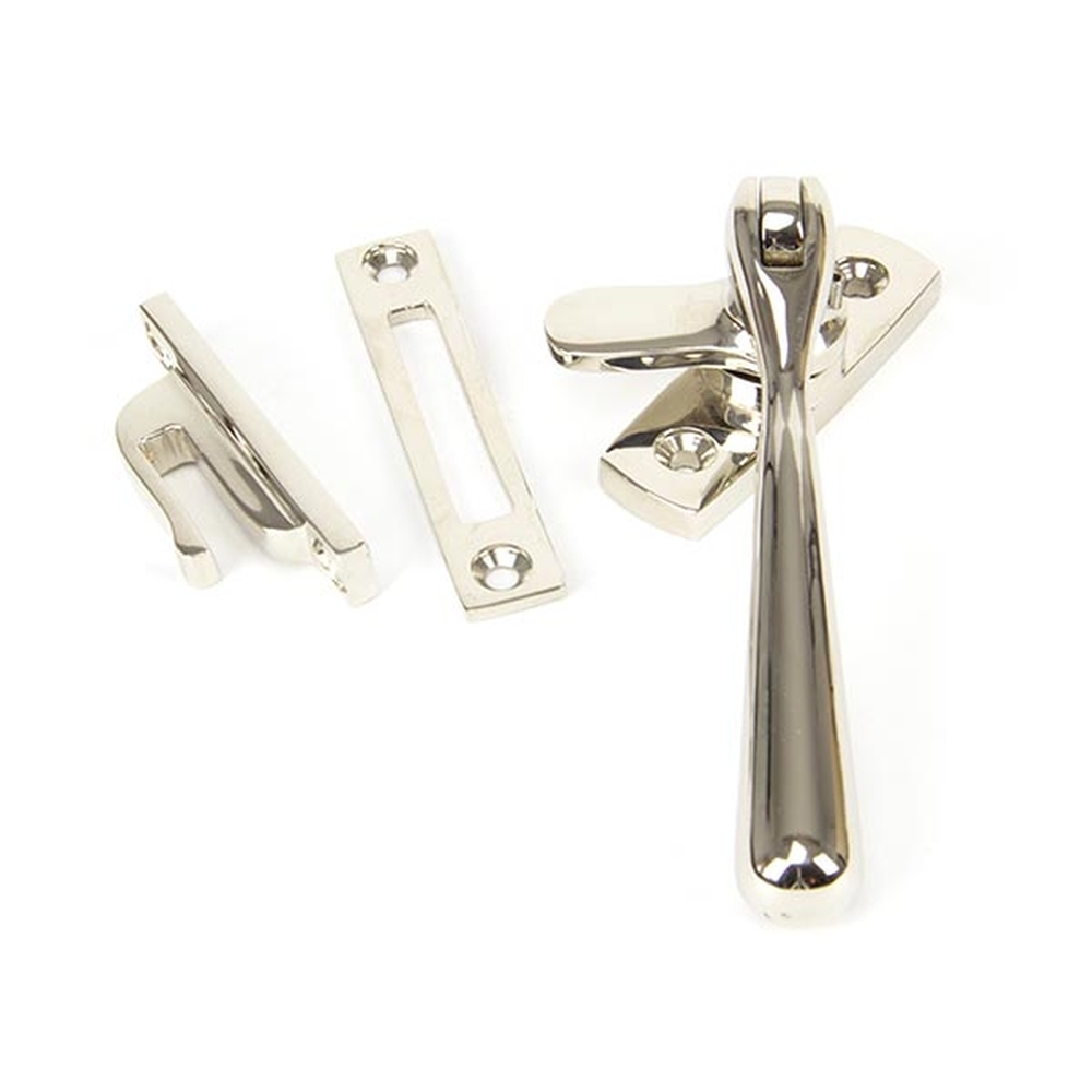 91455  128mm  Polished Nickel  From The Anvil Locking Newbury Fastener