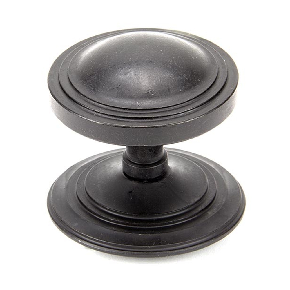 91486  81mm  External Beeswax  From The Anvil Art Deco Centre Door Knob