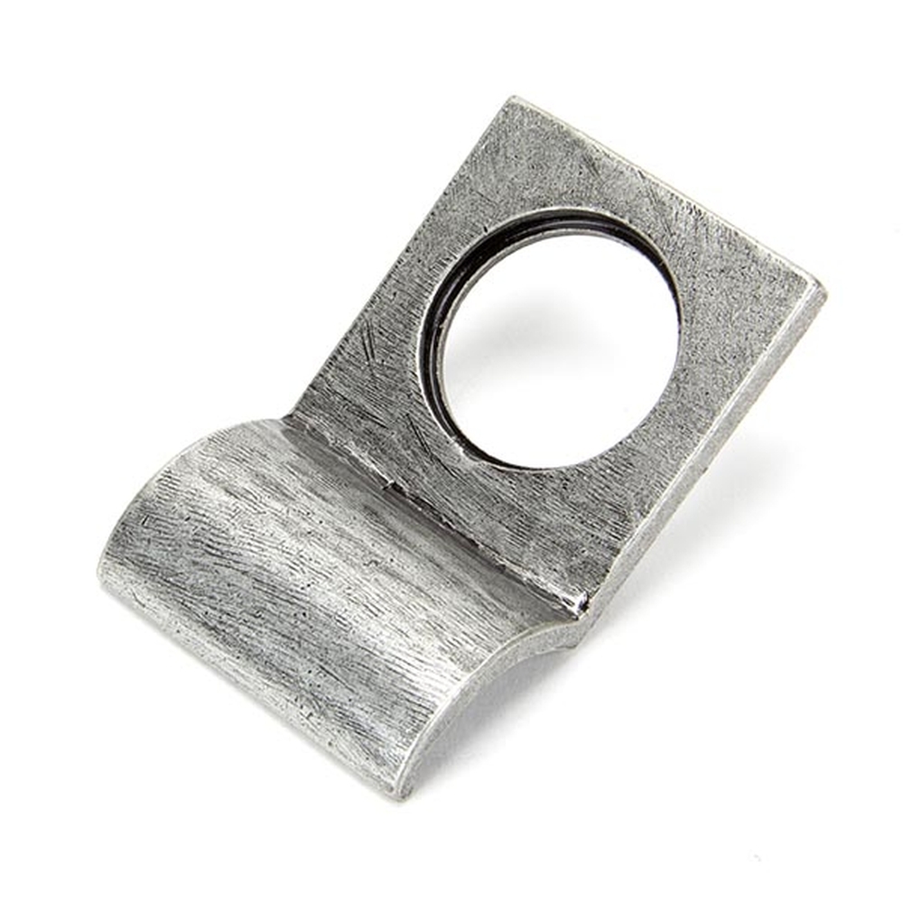 91509  81 x 50mm  Pewter Patina  From The Anvil Rim Cylinder Pull