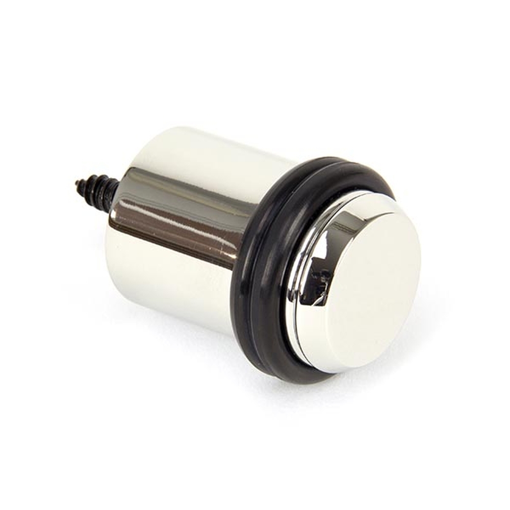 91516  42mm  Polished Nickel  From The Anvil Floor Mounted Door Stop