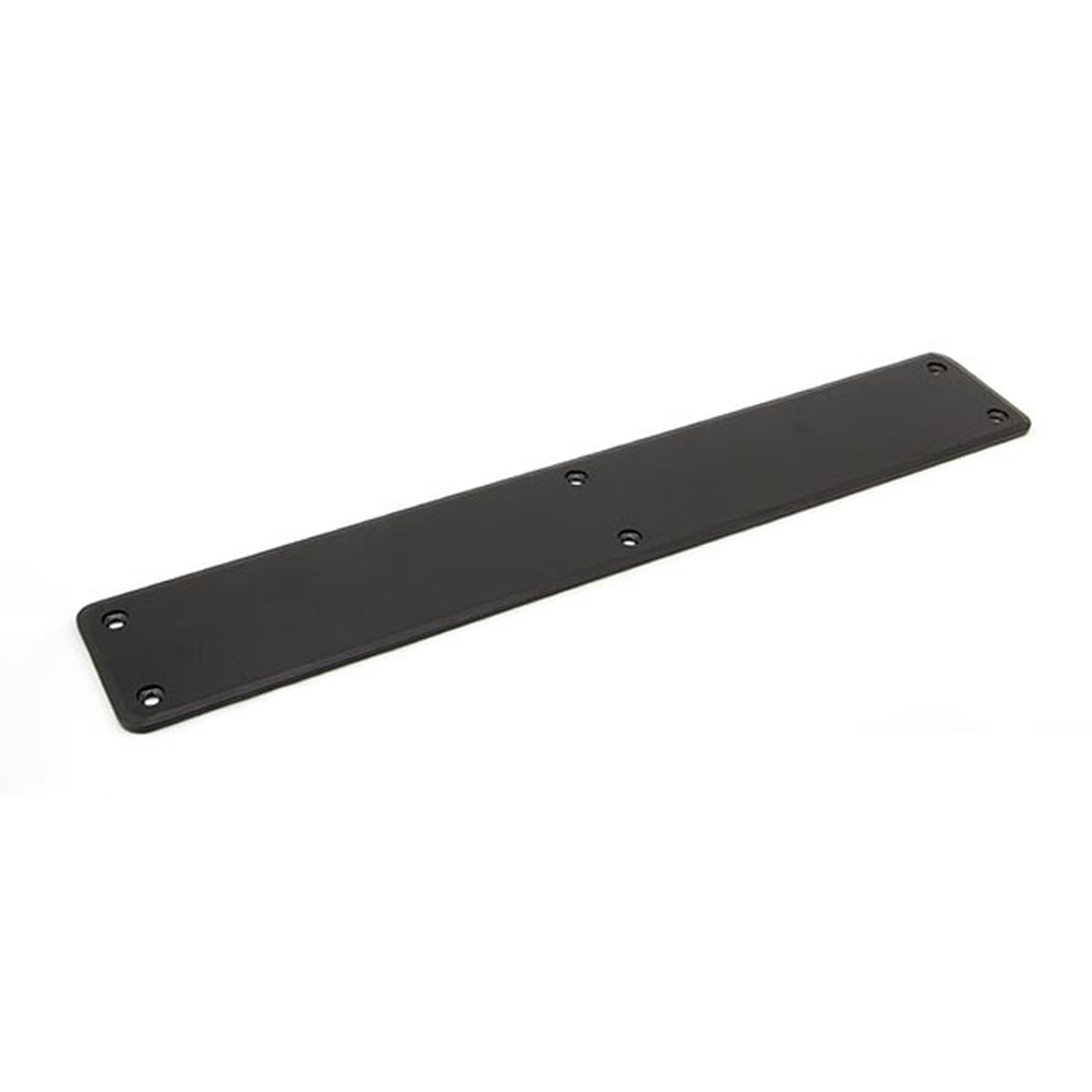 91760 • 400 x 66mm • Black • From The Anvil Plain Finger Plate