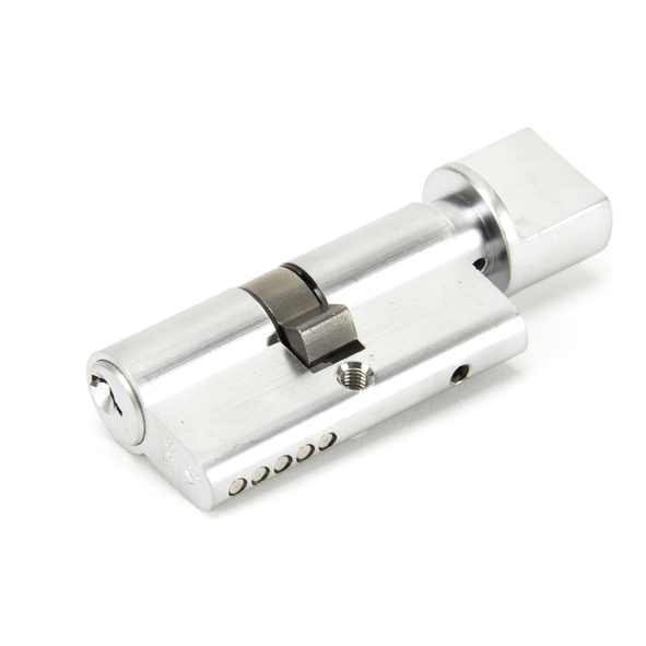 91866 • 30 x 30mm • Satin Chrome • From The Anvil Euro Cylinder & Thumbturn