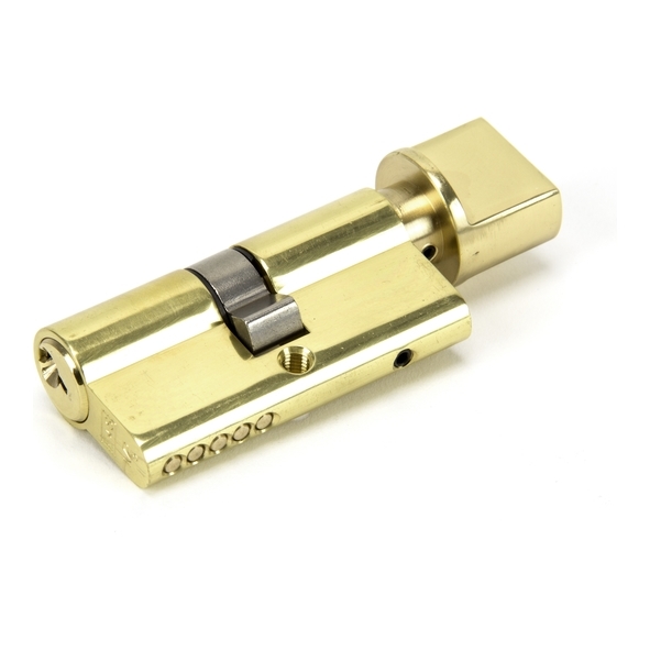 91867 • 30 x 30mm • Lacquered Brass • From The Anvil Euro Cylinder & Thumbturn