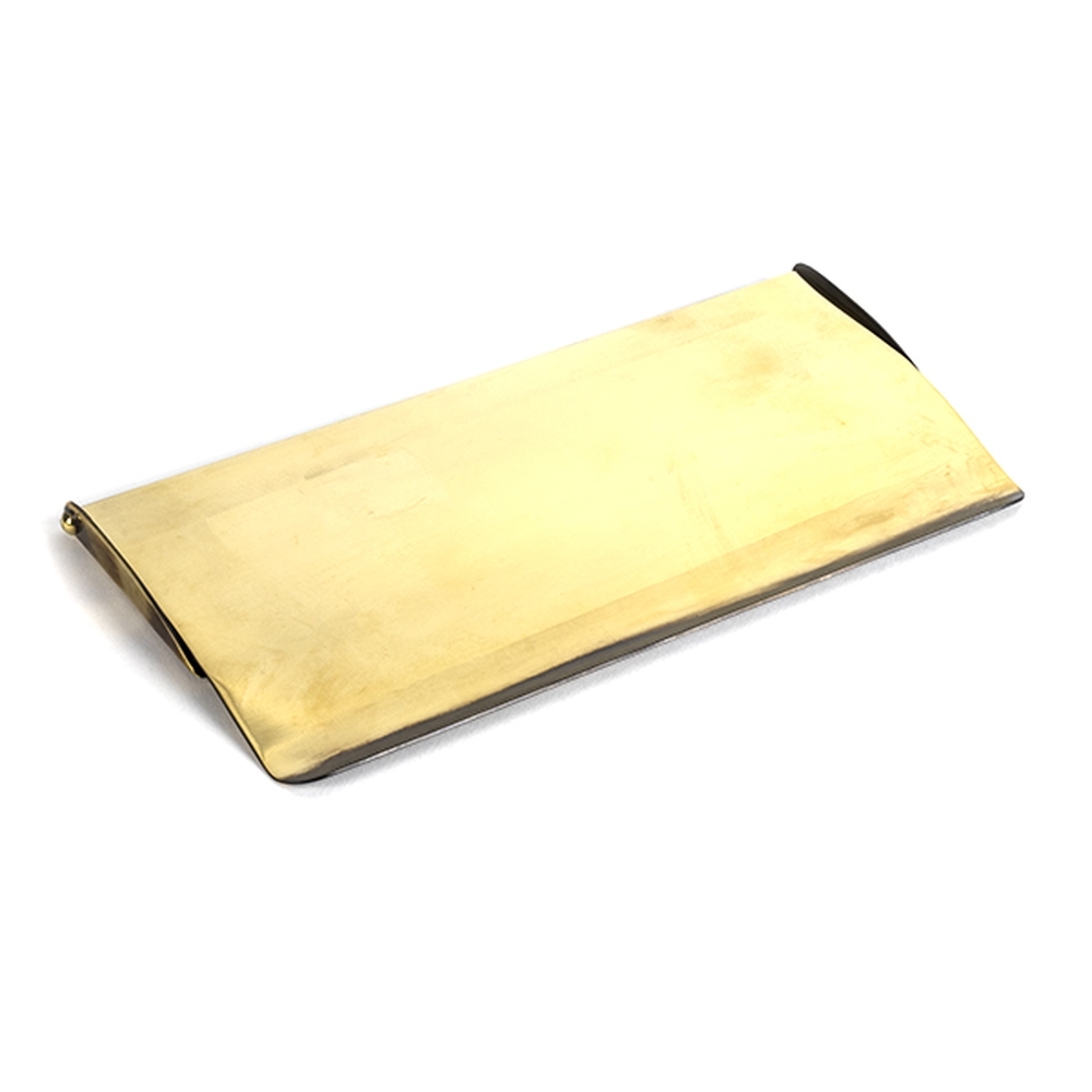 91882  265 x 130mm  Aged Brass  From The Anvil Small Letter Plate Cover