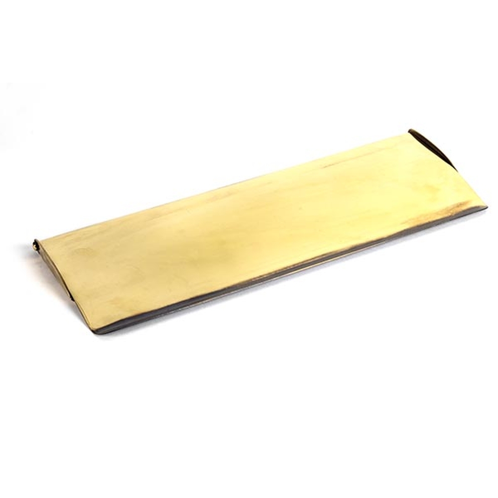 91883  354 x 130mm  Aged Brass  From The Anvil Large Letter Plate Cover