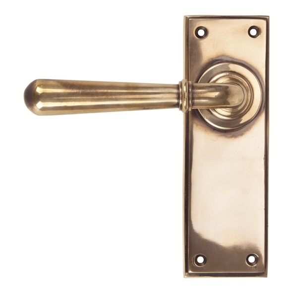 91920 • 152 x 50 x 8mm • Polished Bronze • From The Anvil Newbury Lever Latch Set