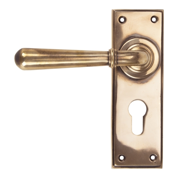 91922 • 152 x 50 x 8mm • Polished Bronze • From The Anvil Newbury Lever Euro Set