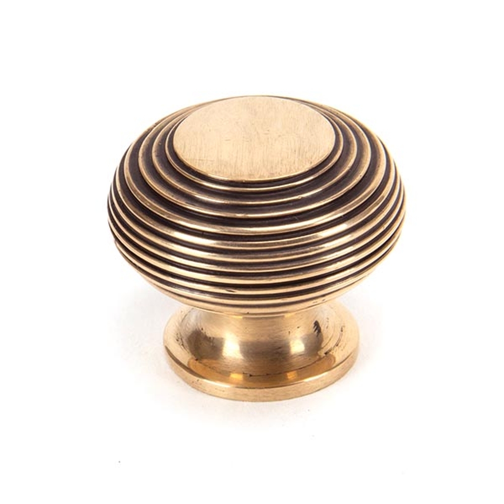 91947  40mm  Polished Bronze  From The Anvil Beehive Cabinet Knob