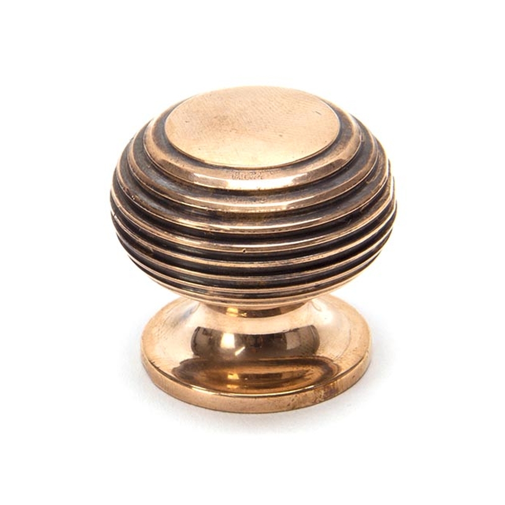 91948  30mm  Polished Bronze  From The Anvil Beehive Cabinet Knob