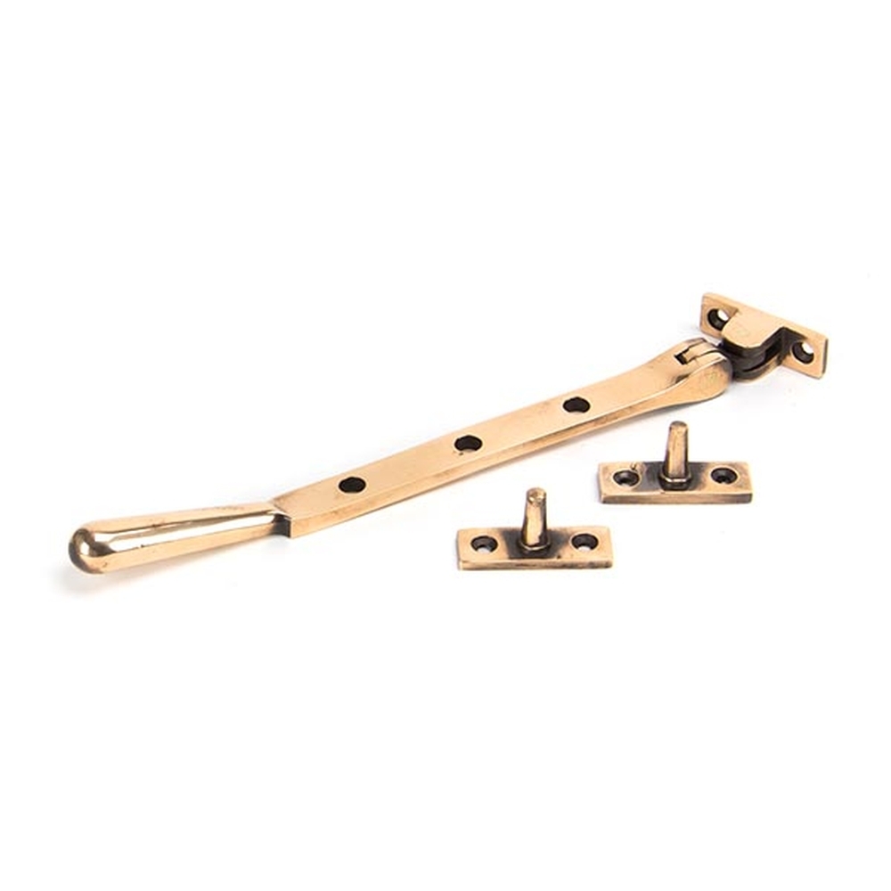 91955 • 249mm • Polished Bronze • From The Anvil Newbury Casement Stay