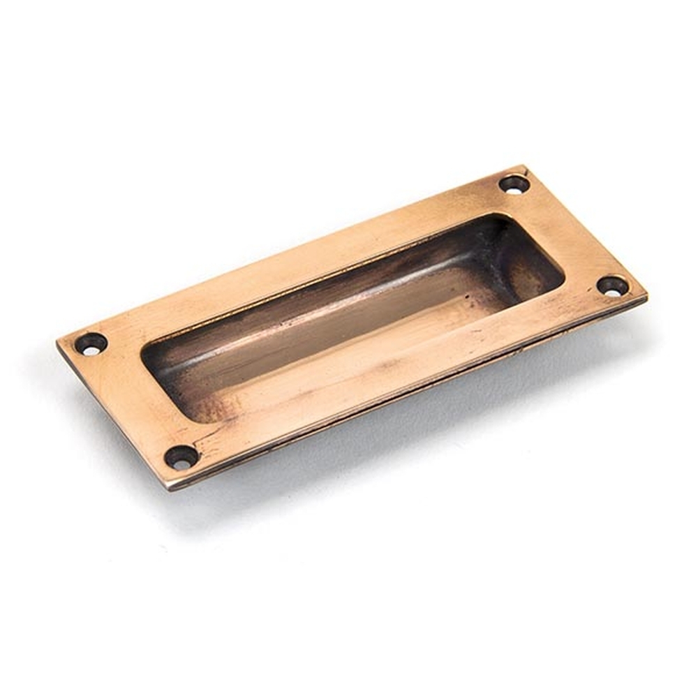 91960  102 x 45mm  Polished Bronze  From The Anvil Flush Handle