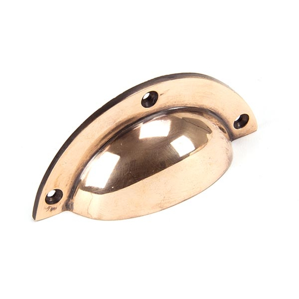 91961  93 x 45mm  Polished Bronze  From The Anvil Plain Drawer Pull