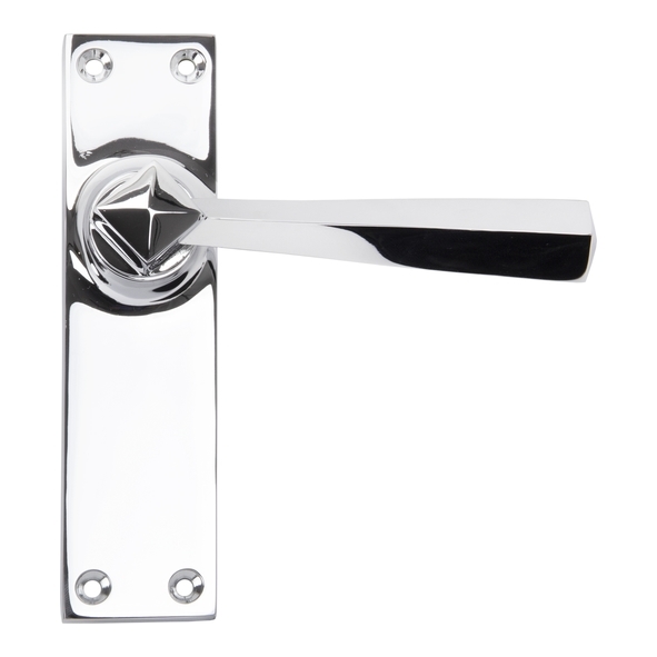 91969 • 148 x 39 x 8mm • Polished Chrome • From The Anvil Straight Lever Latch Set