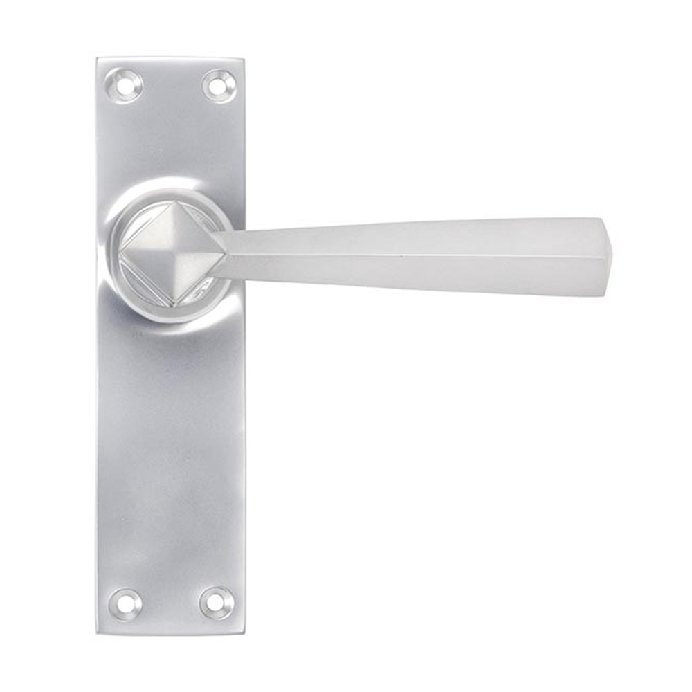 91970  148 x 39 x 8mm  Satin Chrome  From The Anvil Straight Lever Latch Set