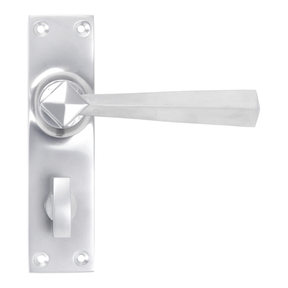 91973 • 148 x 39 x 8mm • Satin Chrome • From The Anvil Straight Lever Bathroom Set
