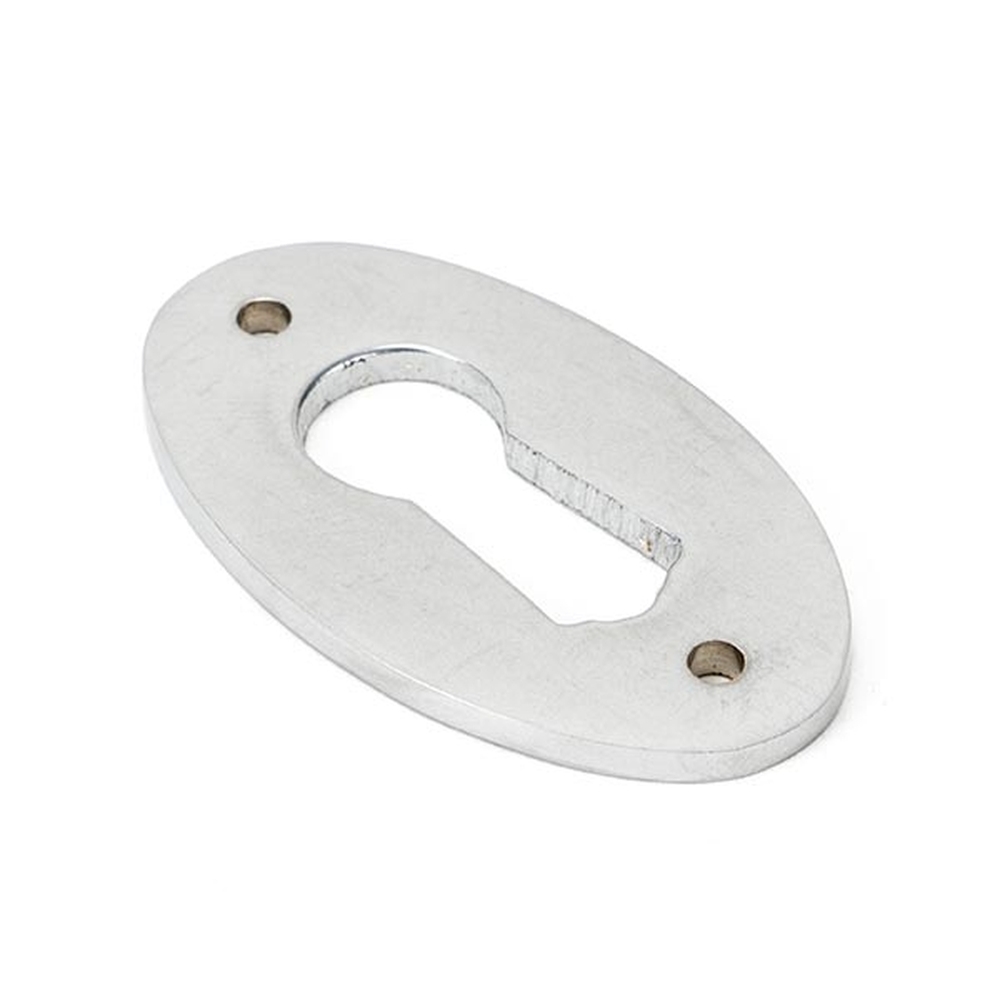 91985 • 51 x 31mm • Satin Chrome • From The Anvil Oval Escutcheon