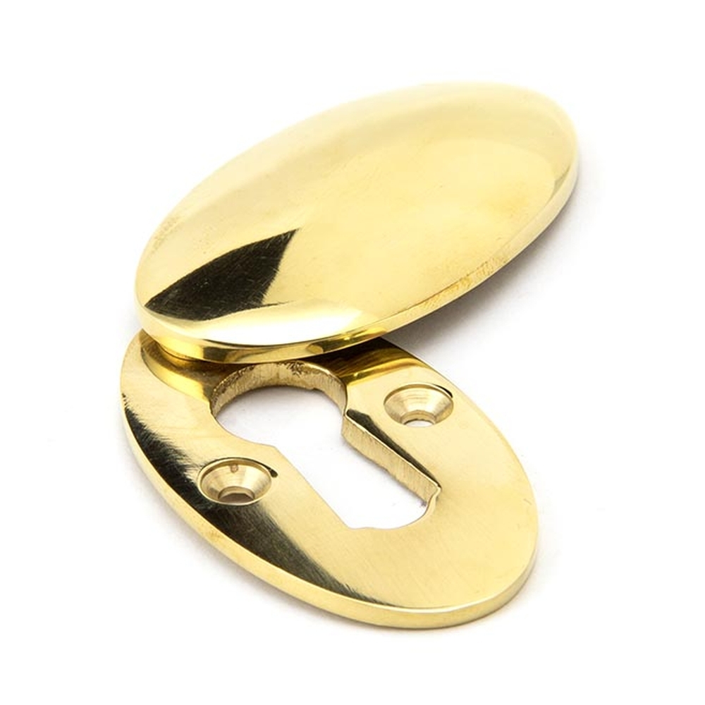 91987 • 50 x 29mm • Polished Brass • From The Anvil Oval Escutcheon & Cover