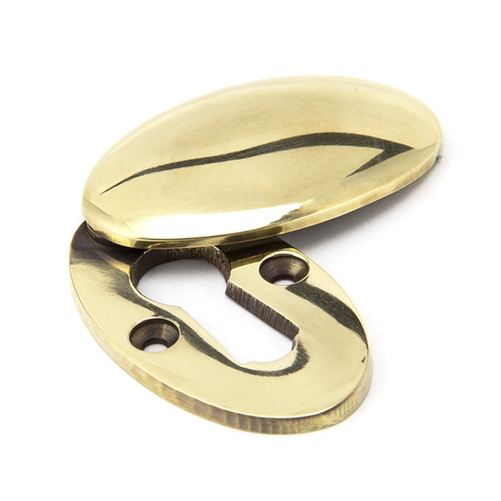 91988 • 50 x 29mm • Aged Brass • From The Anvil Oval Escutcheon & Cover