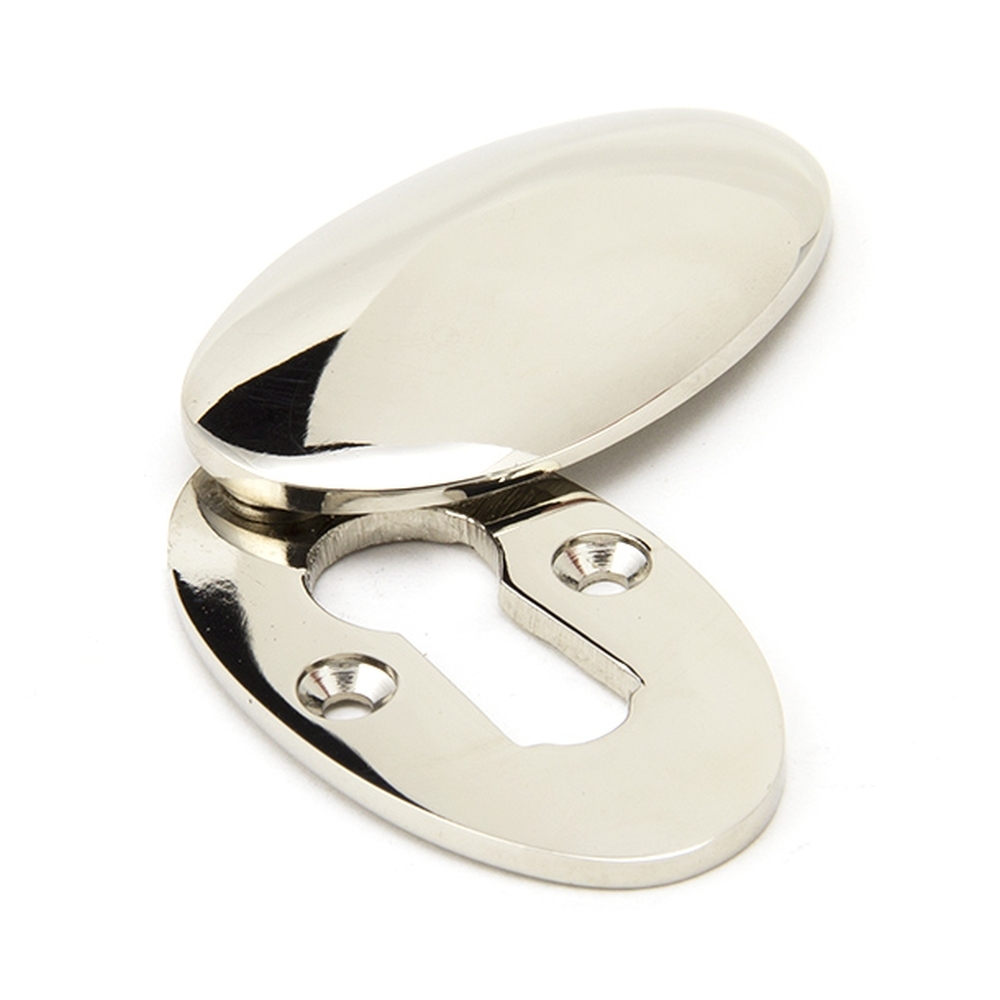 91989 • 50 x 29mm • Polished Nickel • From The Anvil Oval Escutcheon & Cover