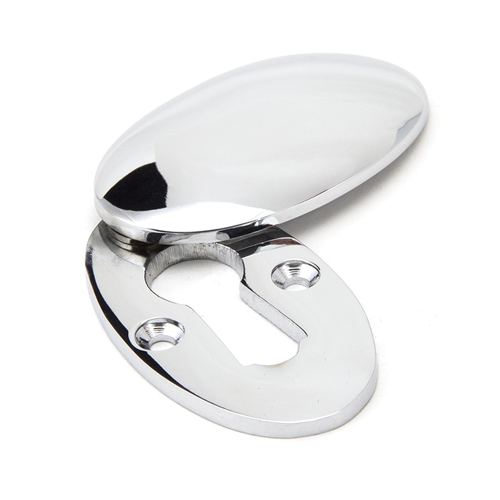 91990 • 50 x 29mm • Polished Chrome • From The Anvil Oval Escutcheon & Cover