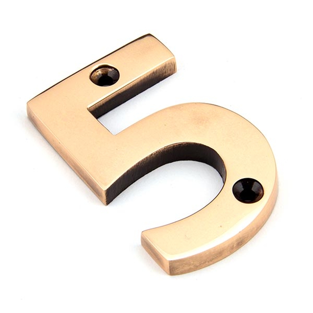 92025 • 78mm • Polished Bronze • From The Anvil Numeral 5