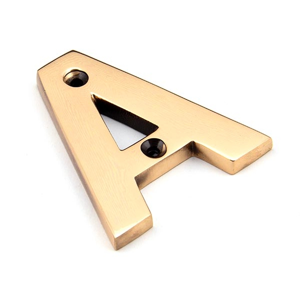 92031A • 78mm • Polished Bronze • From The Anvil Letter A