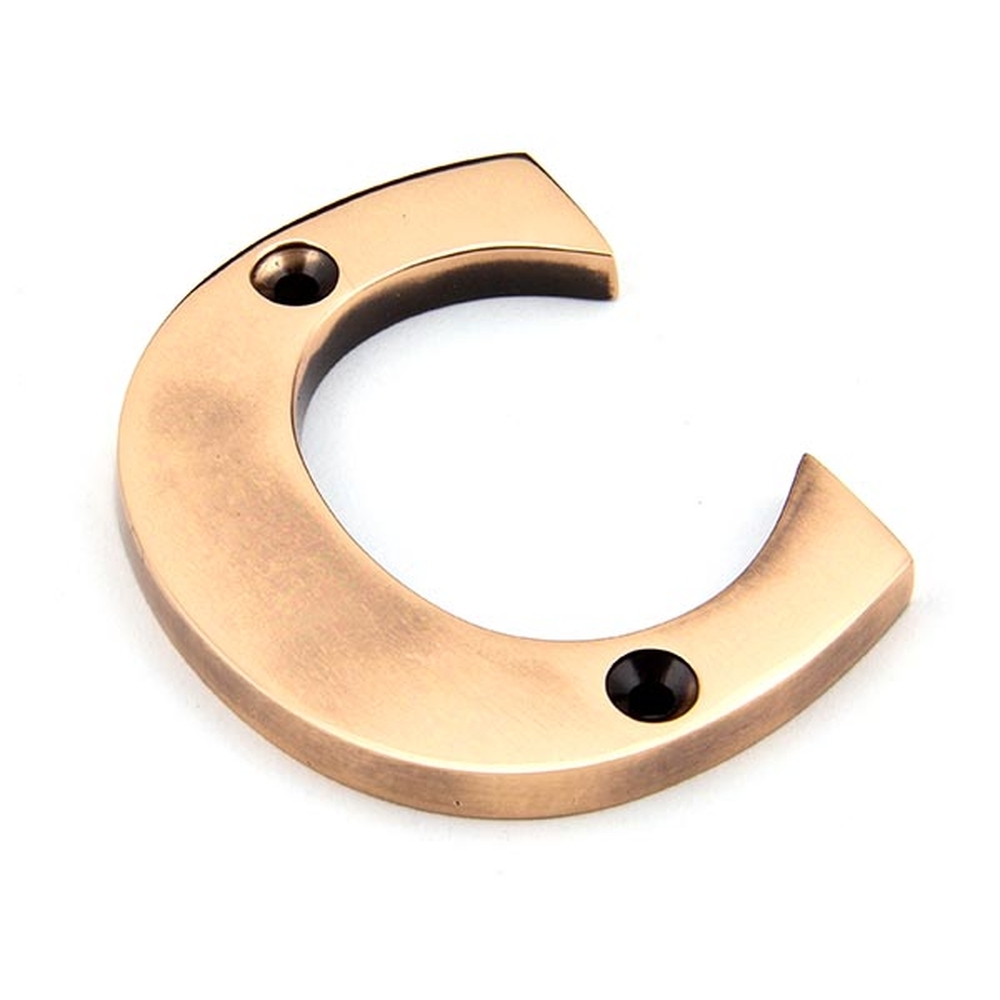 92031C • 78mm • Polished Bronze • From The Anvil Letter C