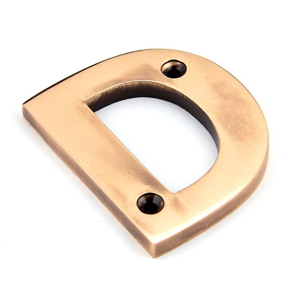 92031D • 78mm • Polished Bronze • From The Anvil Letter D