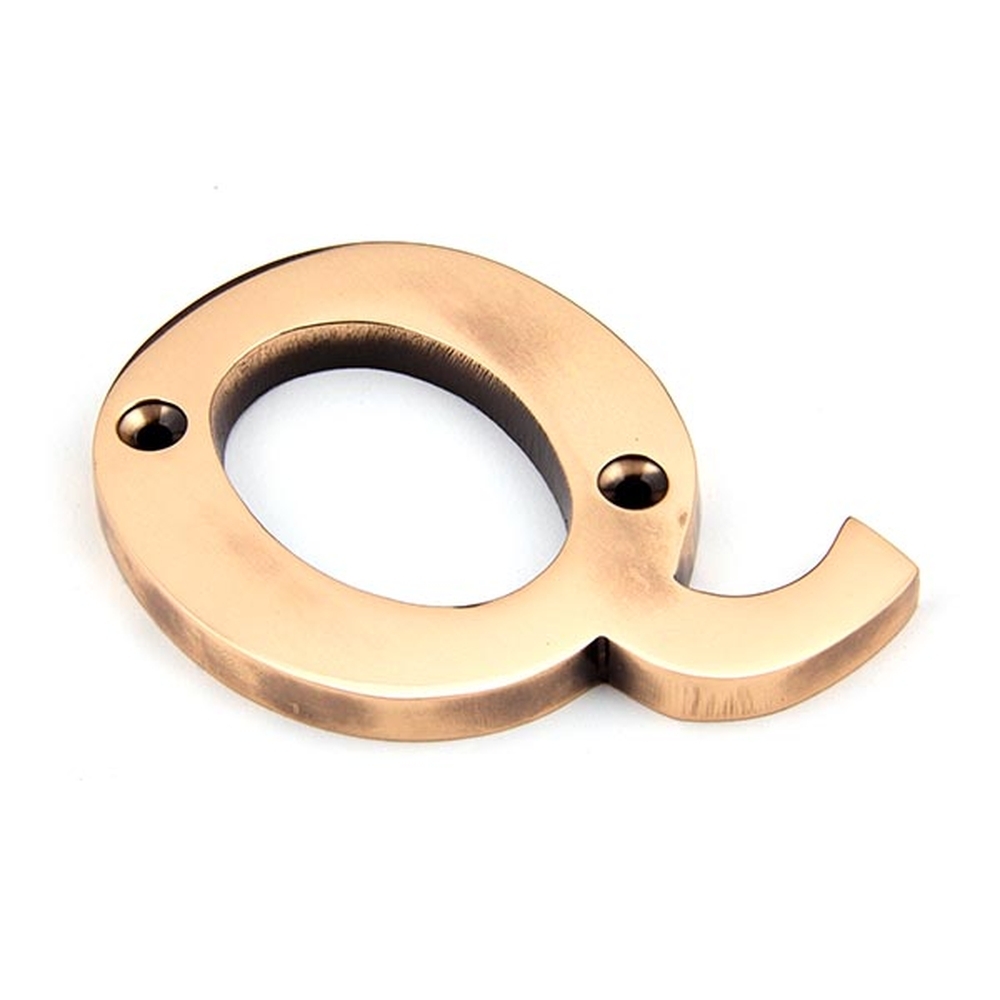 92031Q • 78mm • Polished Bronze • From The Anvil Letter Q