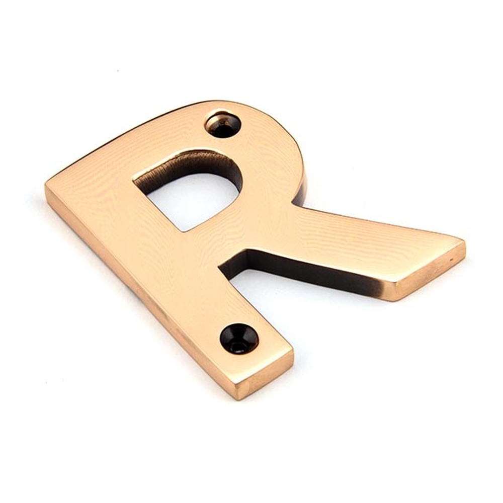 92031R • 78mm • Polished Bronze • From The Anvil Letter R