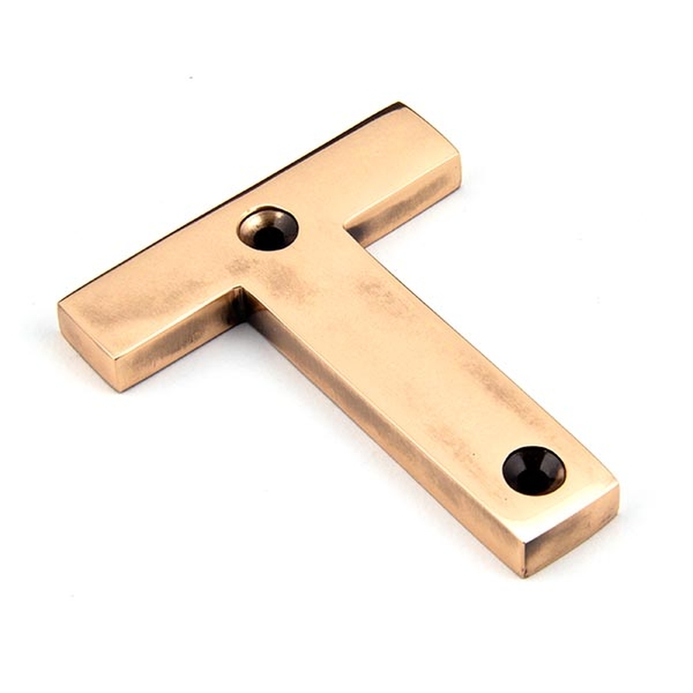 92031T • 78mm • Polished Bronze • From The Anvil Letter T