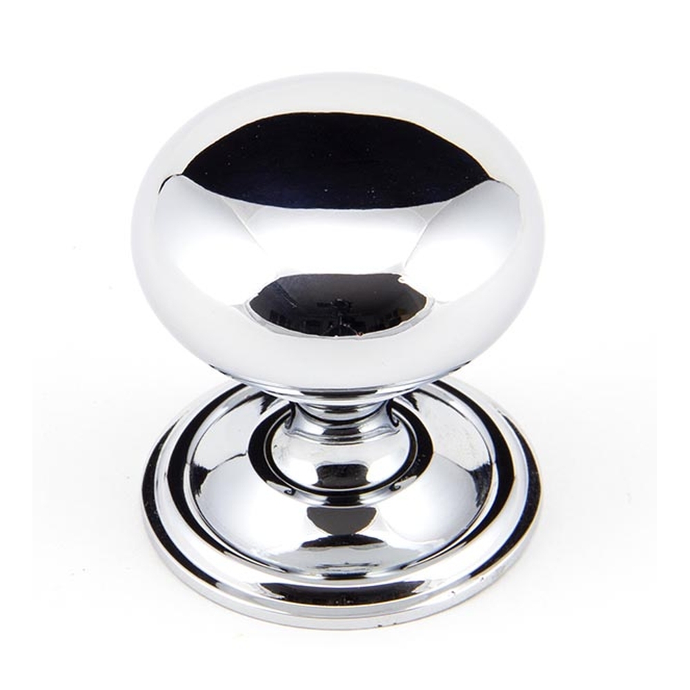 92031  38mm  Polished Chrome  From The Anvil Mushroom Cabinet Knob