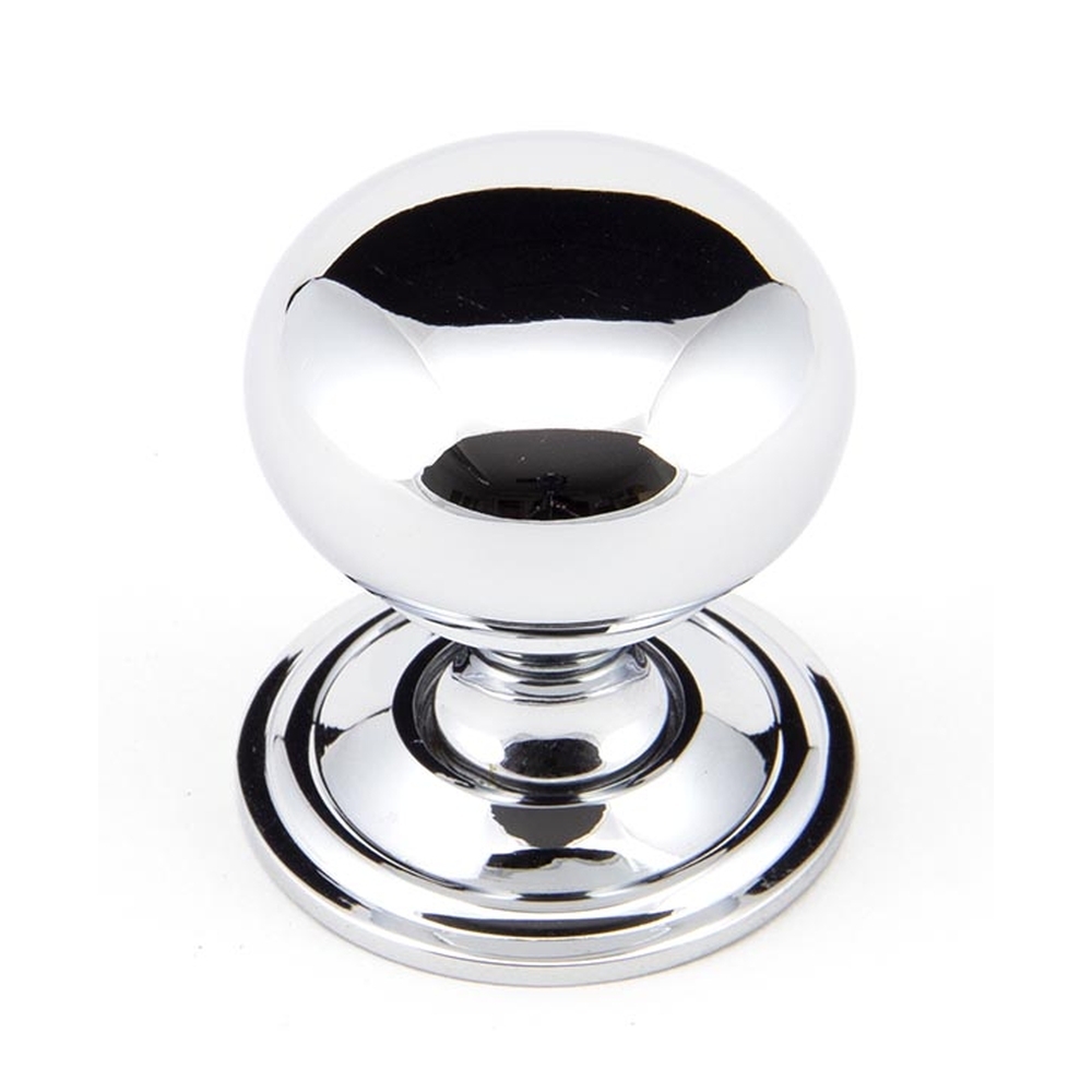 92032  32mm  Polished Chrome  From The Anvil Mushroom Cabinet Knob