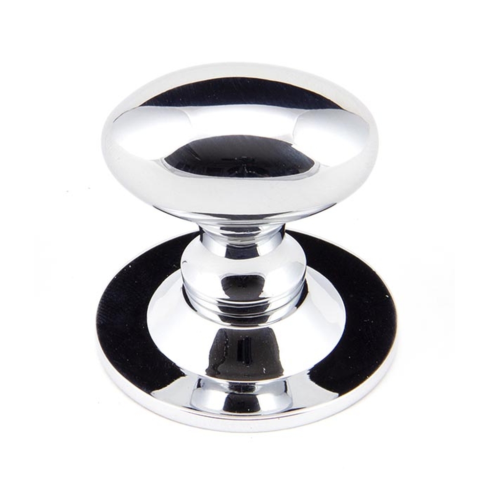 92034  33 x 22mm  Polished Chrome  From The Anvil Oval Cabinet Knob