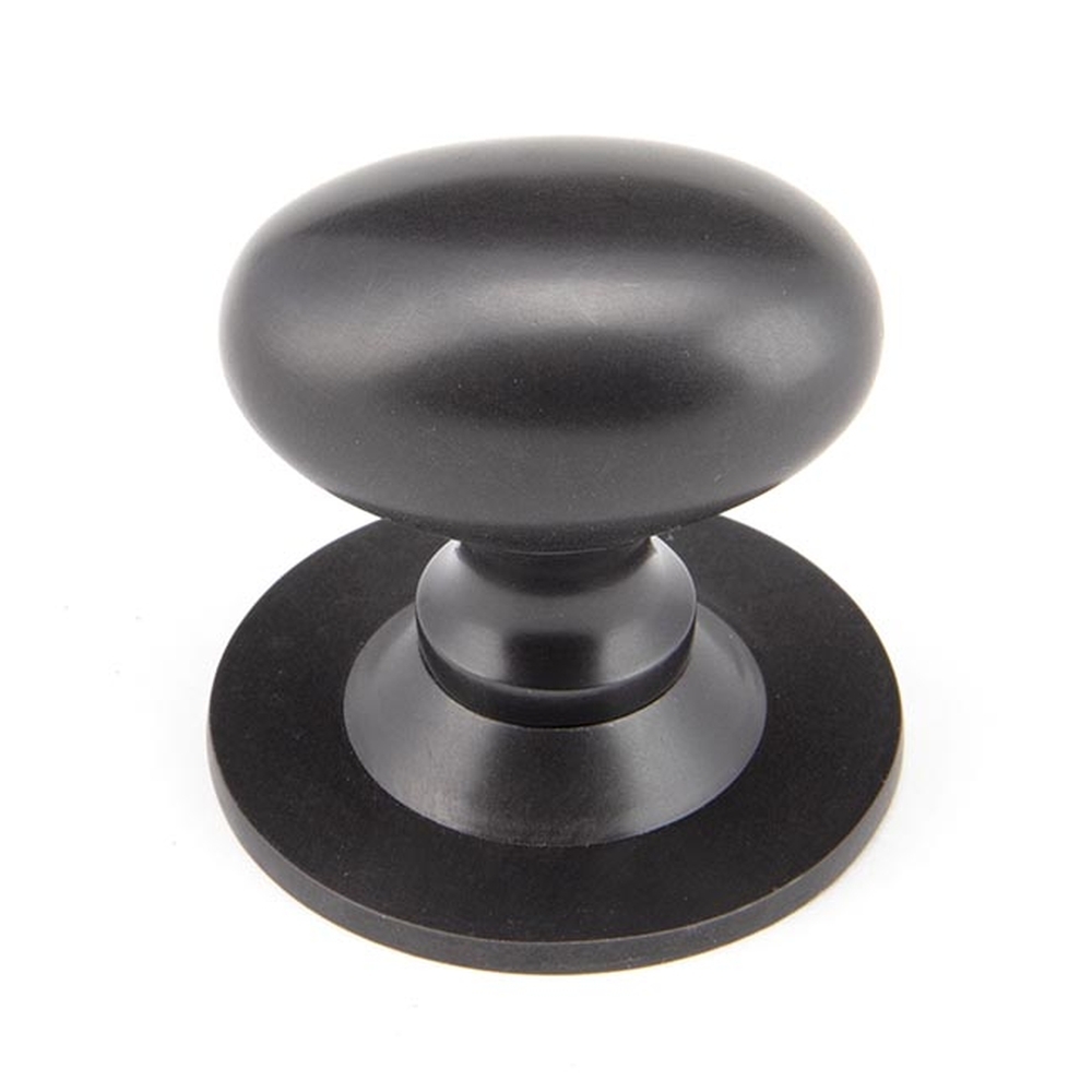 92035  40 x 27mm  Aged Bronze  From The Anvil Oval Cabinet Knob