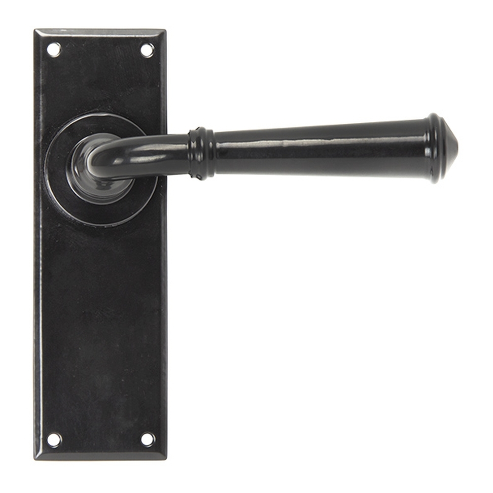 92058  152 x 48 x 5mm  Black  From The Anvil Regency Lever Latch Set