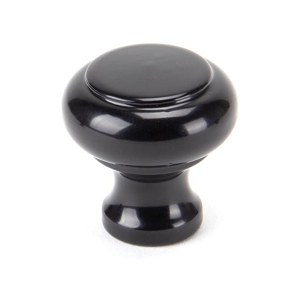 92099  30mm  Black  From The Anvil Regency Cabinet Knob - Small