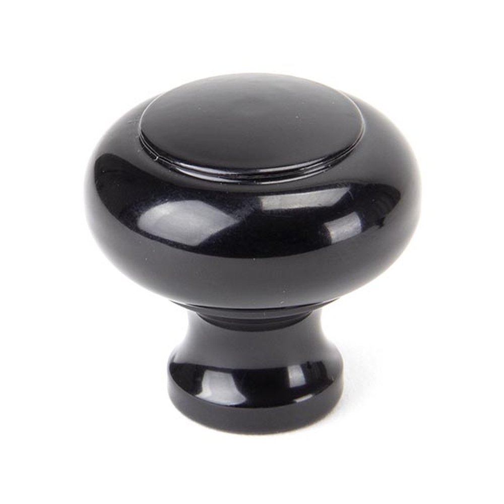 92101  40mm  Black  From The Anvil Regency Cabinet Knob - Large