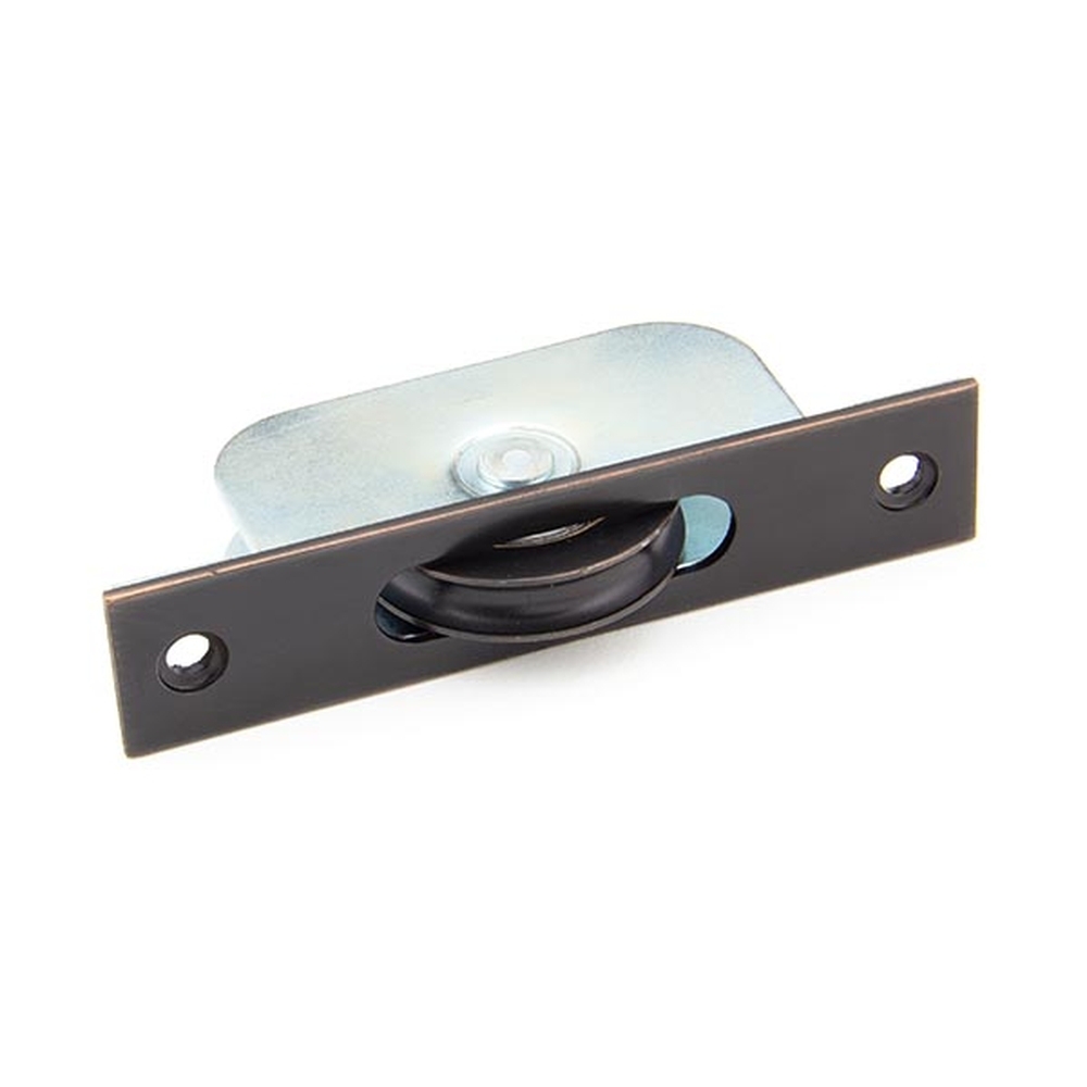 92134  119 x 26mm  Aged Bronze  From The Anvil Square Ended Sash Pulley 75kg