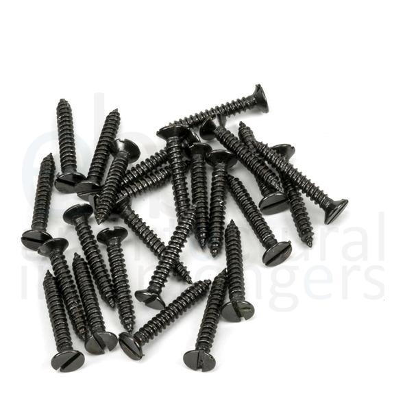 92906  10 x 1  Dark Stainless Steel  From The Anvil Countersunk Screws