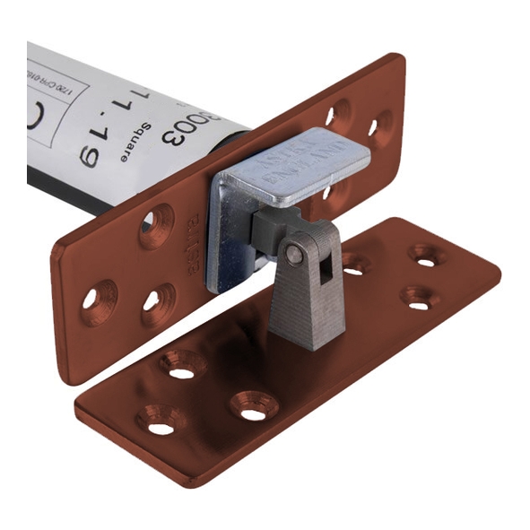 AST3003BZS • Square Plate • Bronze Plated • Astra Concealed Door Closer