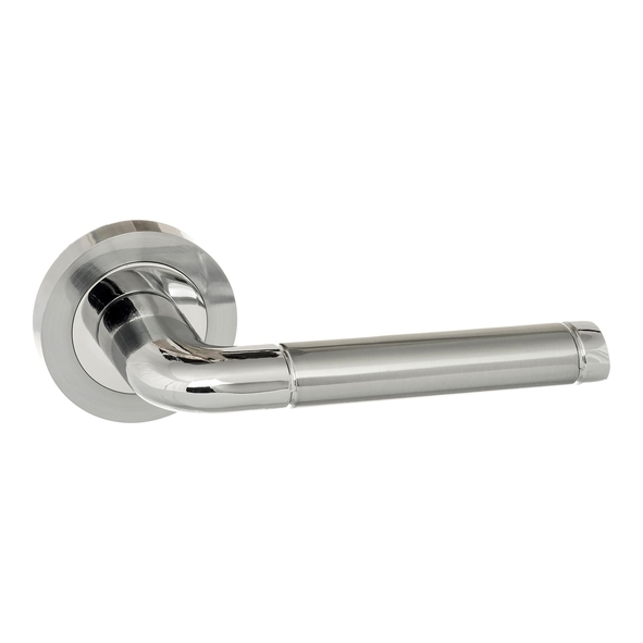 ECO40SCPC  Satin / Polished Chrome  Eco Ocean Levers On Round Roses