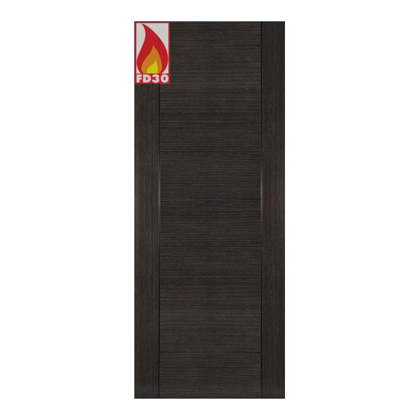 45MONF/DX726FSC  2040 x 726 x 45mm  Deanta Internal Dark Grey Ash Montreal Prefinished FD30 Fire Door