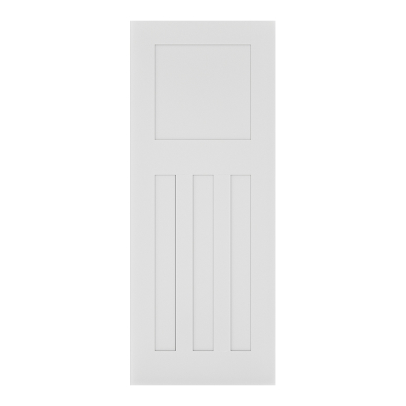 Deanta Internal White Primed Cambridge Doors