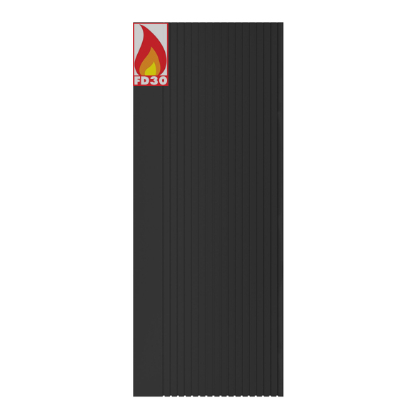 Deanta Internal Prefinished Black Malmo FD30 Fire Doors