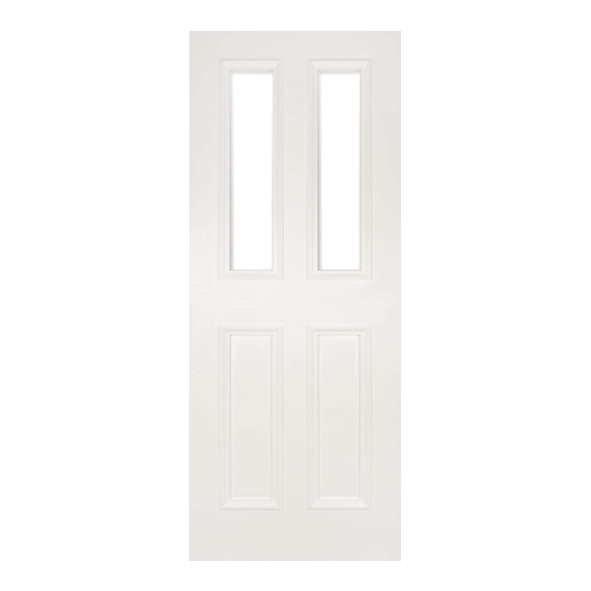Deanta Internal White Primed Rochester Doors [Clear Glass]