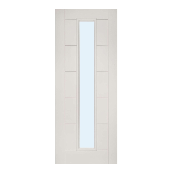 Deanta Internal White Primed Seville Doors [Clear Glass]