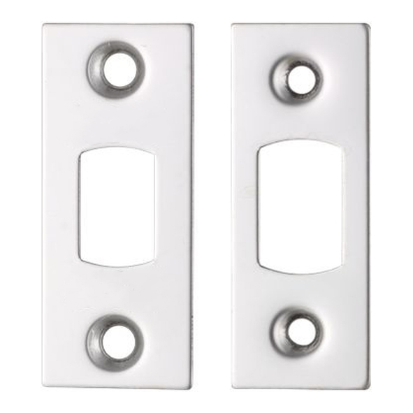 FSF5010BSS  Square Forend & Striker  Polished Stainless  For Superior Tubular Mortice Deadbolt