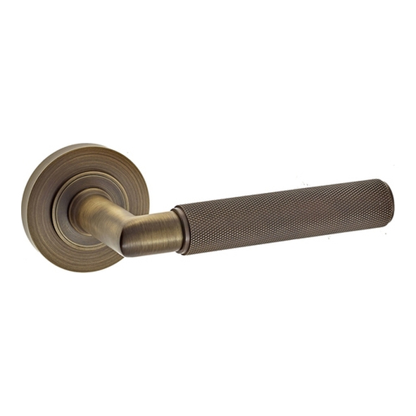 BUR40AB • Antique Brass • Burlington Piccadilly Lever Furniture Without Rose Covers