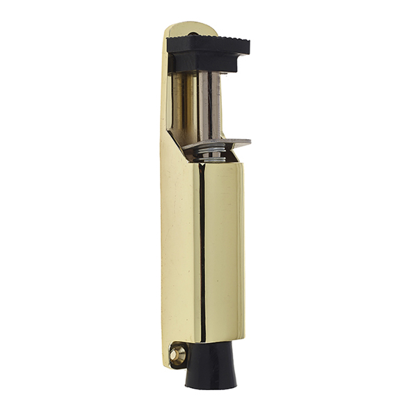 IA4306PB  120mm  Polished Brass Plated  Foot Operated Door Holder